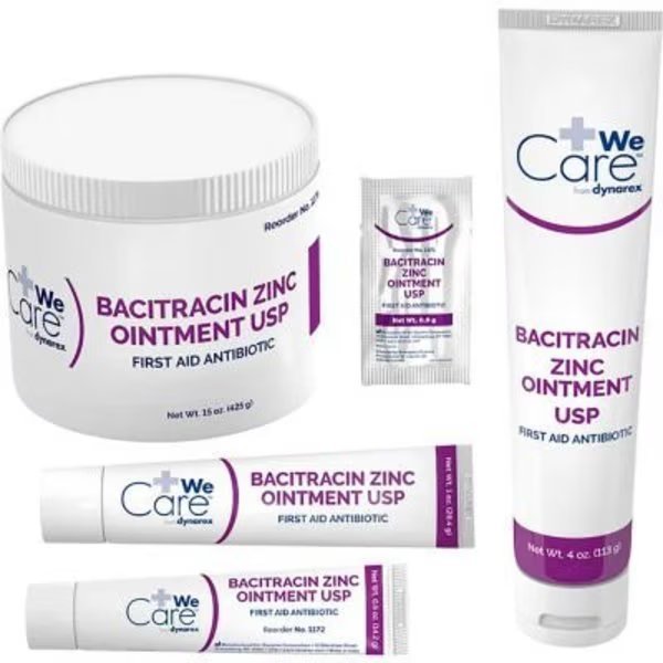 Dynarex Bacitracin Zinc Ointment, 1 oz. Tube, Pack of 72, Dynarex, Mfr#: 1173